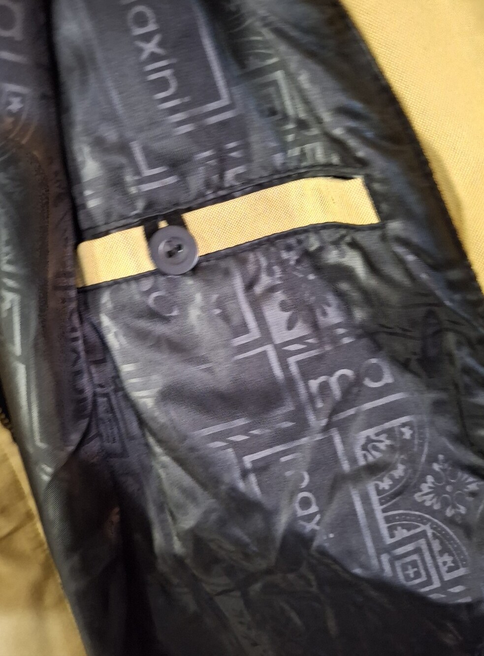 Men's luxury Mustard  Leather And Suede  Stripes Sports Zipper Jacket